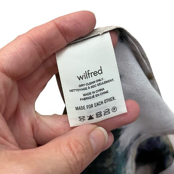 Aritzia Wilfred Tie Dye Slip Dress XS/S Midi Length Straight Fit Minimalist READ - Picture 8 of 9